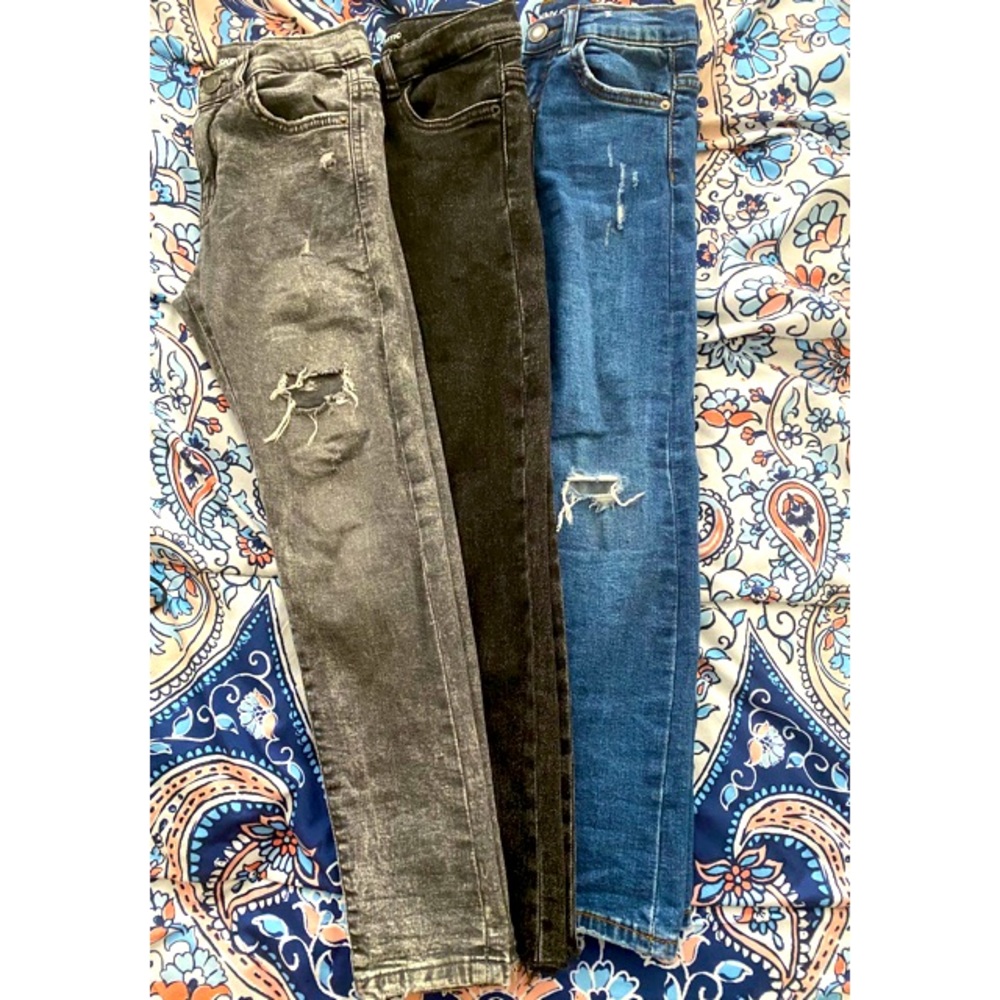 Zara boy distressed denim jeans